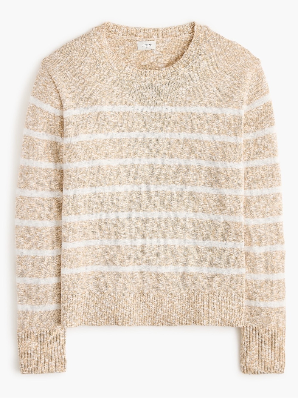 J crew Striped crewneck beach sweater
